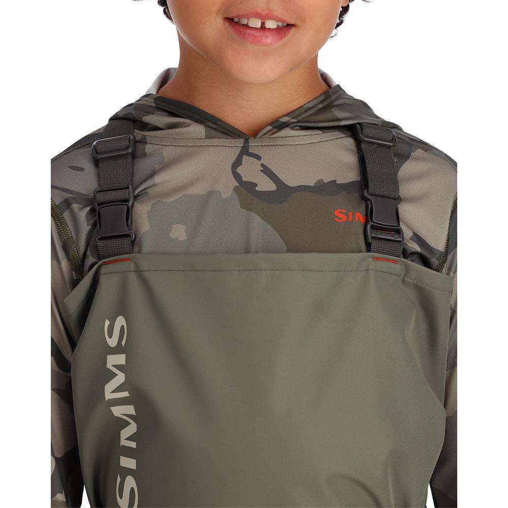 Simms Tributary Stockingfoot Waders Kids' in Basalt